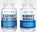 Rinichi Restaurare & Rinichi Shield 2-Pack Bundle pentru Rinichi Curățați, Suport Funcție renală, Sănătatea renală și mai mult