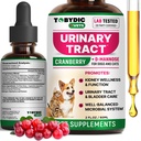 Cat & Dog Natural UTI Medicina si infectia cu tractul urinar Tratamentul cu cranberry - Rinichi + Bladder Supplement - Cea mai buna prevenire pentru Incontinenta urina si pietre vezica urinara - Pet Renal Health