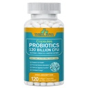 Probiotice 120 Miliarde CFU-36 Tulpini + Prebiotice organice + Suplimentul alimentar total natural pentru ultimul suport de sănătate Gut- 120 Softgels, 60 de zile de aprovizionare