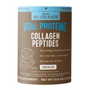 Proteine vitale Colagen Peptides pulbere Supliment, Colagen hidrolizat pentru piele, păr, unghii & articulații, ciocolată, 28 Serviri