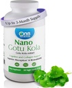 O planetă Nutriție Nano Gotu Kola 250 mg Capsule vegetale (120 de serviri), Gotu Kola Extract, Nano pentru absorbție îmbunătățită, Îmbunătățește funcția cerebrală & Colagen Sinteza, non-GMO, Vegan, Gluten-Free