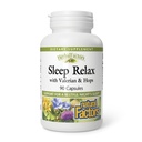 Factori vegetali de somn relaxați-vă Formula de factori naturali, Natural Sleep Aid with Valerian Root, Pasiune Floare și Skullcap, Non-GMO, 90 capsule (90 portii)