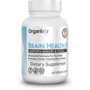 Organixx Creier Ageless supliment de sănătate cerebrală puternic pentru a sprijini funcția creierului, Claritate, Focus, Re-Energize Celulele cerebrale, ajută la promovarea unui mod echilibrat, gluten gratuit, non OMG-uri, 60 capsule vegetariene
