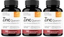 Sandhu de zinc Querbetin 120 Capsule vegetariene (Pachet de 3) 