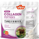 VEV Multi Colagen Peptides Powder, 16 oz (41 Servings) 