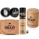 Natural SHILAJIT Resin 20G, Shilajit Honey Sticks 30 Count Capsule 60 Count