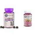Gradina de viata Organice Gume de soc pentru adulți și copii - Suport imunitar cu fructe organice și organice Femei 40+ vitamine guma - Berry - Certified Organic
