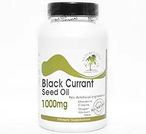 Black Currant ulei de semințe 1000mg ~ 90 capsule - fără aditivi ~ Suplimente de naturie