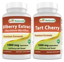 Cele mai bune naturale Extract de afine 1000mg și extract de cireșe tartă 1000 mg