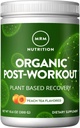 MRM Organic Post Workout, Plant based Recovery, 10,6 Ounce