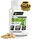 Herbolab Tongkat Ali For Men Root Supplement 200:1, Standardizat la 2% Eurycomanone, 1200mg, 30 Day Supply, Longjack Tongkat Ali for Men, Eurycoma Longifolia Extract de pulbere capsule, Malaezian Ginseng