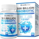 Probiotic 300 Miliarde CFU - 12 dungi cu prebiotice organice pentru Digestive & Gut, Imun, Blooting Health - Probiotice pentru femei și bărbați - Daily Dairy Free, Perioada de valabilitate Stable - 60 Counts