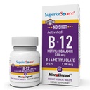 Sursă superioară nr. de vitamina B-12 Methylcobalamină 2000 mcg, B-6, & Methylfolat 1200 mcg - Suporturi de energie, creier, şi Heart Health - Bariatric prietenos - 60 comprimate sublinguale Dissolving