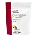 Bariatric Avantaj Calciu Citrate Chewy Bites 500 mg - Foarte absorbabil & Digestible - Vitamina D3 - Supliment de calciu ușor de mestecat - Ananas Mango - 90 Conte