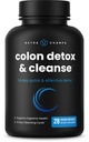NutraChamps Colon Cleanse & Detoxifiere pentru pierderea in greutate [14 zile rapid Cleanser] Formula sigură și eficientă cu enzime probiotice și digestive pentru ajutor constipație