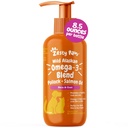 Zesty Paws Wild Alaskan Omega-3 Blend Pollock + ulei de somon pentru câini și pisici - Suport piele și haină, Omega 3 Supliment pentru animale de companie, 8,5oz