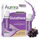 Aurora Nutrascience Mega-Liposomal Liquid Glutatione, Immune & Antioxidant Gut Supplement de suport pentru sănătate, 750 mg per Serving, non-GMO, Sugar-Free, 32 Pachete de unică servire
