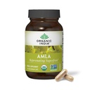 ORGANIC INDIA Amla Capsule organice - Indian Gooseberry Suplimentul de vitamine din plante, Amla Supliment, Suport Imun, Vegan, Gluten-Free, Ayurvedic, Antioxidant, Non-GMO - 60 capsule