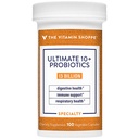 Vitamina Shoppe Ultimate 10+ Probiotice, 13 miliarde CFU pentru sanatate digestiva, suport imun si sanatate respiratorie (100 capsule vegetale)