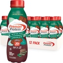 Premier Proteine Shake, Limited Edition Winter Mint Chocolate, 30g Proteine, 1g Zahăr, 24 Vitamine & Minerale, Nutrients pentru a sprijini Immune Health, 11.5 oz, 12 Pack