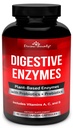 Enzime digestive Divine Bounty cu Probiotice & Prebiotice cu Lipase, Amylase, Bromelain - Suport un Tract Digestiv Sanatos pentru Barbati si Femei 