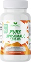 Vitamina lipozomala pură C - 1200 mg Sistem imunitar & Colagen Health Booster, ajută vitaminele pielii anti- imbatranire, ascorbat de sodiu, lecitina de floarea-soarelui, Lipo Spheric - 60 capsule