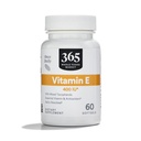 365 de Whole Foods Market, Vitamina E 400 UI cu tocoferoluri mixte, 60 Conte