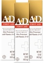 A+D Ointment de prim ajutor, hidrator de piele uscată multifuncțional și protector de piele, 1.5 Oz (Pachet de 3)