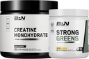 BARE PERFORMANŢĂ NUTRIŢIE BPN Creatină Monohidrată şi verdeţuri puternice Bundle