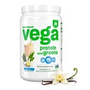 Vega Proteina si Verdes Proteine pulbere, Vanilie - 20g plante pe bază de proteine Plus legume, Vegan, Non OMG-uri, Pea Proteina pentru Femei si Barbati, 21.7 Ounce (Packing May Vary)