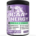 EVL BCAAs Aminoacids pulbere - BCAA energie Pre de antrenament pulbere pentru recuperare musculare Lean Creşterea şi rezistenţă - Rehidratare Post Workout Recovery Drink cu 6 Electroliţi cheie - Splash de struguri