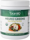 BrainMD Dr Amen Neuro Greens Superfood - 7.9 oz - Sprijină Wellness Whole-Body, Digestion + Immune & Brain Health - Gluten Free - 30 Serviri