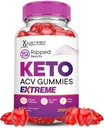 Laboratoare Justifiate Rezultatele Ripped Keto ACV Gummies Extreme 2000MG Rezultate rupte Keto Gummies Apple Cidru Oţet Formulat cu rodie Beet Juice Powder B12 Vegan Non OMG 60 Gummys