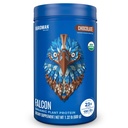 BIRDMAN Falcon Vegan Pudră de proteine Organic, Stevia & Sugar Gratuit, Proteina pe bază de plante, Carb scăzut, Dairy Free, Keto, Proteina non-Whey, Probiotic, Pea Pulsula - 18 Serviri - 1.32lb