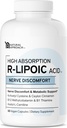 Acid R-LIPOIC cu ABSORPION înalt - Susţine sănătatea nervoasă - Degete de furnicături, mâini, degete de la picioare şi picioare - Susţine îmbătrânirea sănătoasă, sănătatea cardiovasculară şi bunăstarea generală* - 60 capsule Vegane