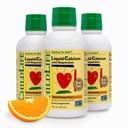Copii esenţiale supliment de calciu lichid pentru copii - Baby Calciu cu magneziu, zinc, şi vitamina D3 - Orange Flavor, 16 fl oz (3 ambalaj)