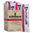 Pachete Superieur Electrolite Powder - VEGAN Electrolite Hydration Powder w/Sea Minerals - Keto Friendly, Non-GMO, Zero Sugar Electrolyte Supliment - Băut sportiv sănătos - Pepene verde (14 Pachete)