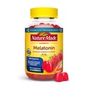 Natura făcut Melatonina 10mg pe servire Gumies pentru adulți, putere maximă de dozare de ajutor de somn, 100% Drog gratuit, 70 Conte Melatonine Gumies, 35 zile de aprovizionare