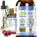 Uritel - Advanced Uric Acid Supplement & Cleanse - Suport comun și renal - Livrare lichid pentru o mai bună absorbție - Tart Cherry, Chanca Piedra, Seminte de telina & Turmeric - 2 fl oz