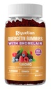 Querbetin cu Bromelain, Zinc & Vitamina C - Cardiovasculară, Aging Support Vitamine masticabile - Vegan - Querbetin pur pentru copii și adulți - Non-GMO 60 Count