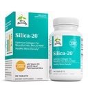 Terry Natural Siliciu-20 - Sprijin pentru cresterea parului si rezistenta unghiilor - Suplimentul Colagen pentru a ajuta Densitatea oaselor si rezistenta - Suplimentul de îngrijire a pielii pentru a sprijini pielea, unghii si sanatatea oaselor - 90 comprimate