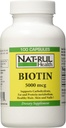 NAT- Rul Biotin 5000 mcg Capsule 100 ea