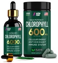 (Bundle) Clorofile lichide picături & capsule de clorofilă 