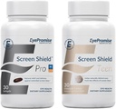 EyePromise Screen Shield All-in-One Eye Vitamină Ecranul Shield Teen Chewable Eye Vitamina