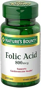 Acid folic 800 mcg Tablete Concentraţie maximă, 4 flacoane (număr 250)