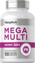 Piping Rock Femeii Multivitamine 50 Plus 