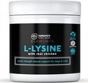 L-Lysine Powder pentru pisici și pisoi, pui aroma supliment Lysina pentru pisici și pisici și câini pentru a sprijini sănătatea imună, funcția normală ochi și sănătatea respiratorie, extra mare 125 Grams.