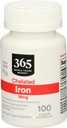 365 de Whole Foods Market, Iron Chelated 18Mg, 100 Veg Capsule (Pachet de 2)
