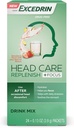 Excedrin Head Care Replenish Plus Focus din Excedrin Drink Mix cu Electroliți, L-Theanină, Ginger și Cafeina pentru Head Health Support - 24 Pachete