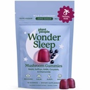Oamenii plantelor se minuneazăSleep ciuperci Gummies Supliment Mini cu super ciuperci Reishi, șofran, aroma de soc sălbatic fără zahăr Vegan-Friendly & Gluten-liber proces dimensiune